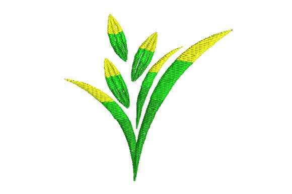 3 Colors of Grass Embroidery Design Review