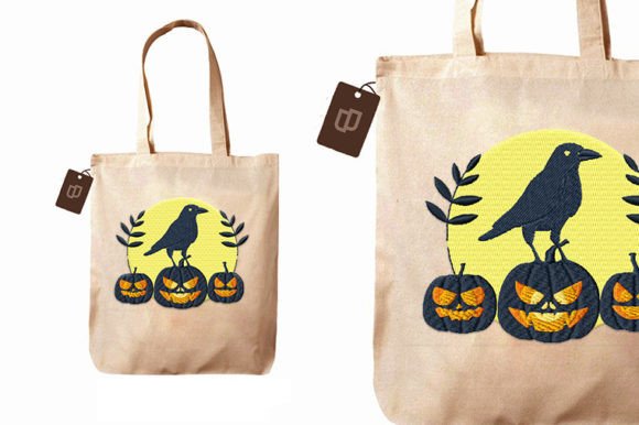 Crow with Pumpkin