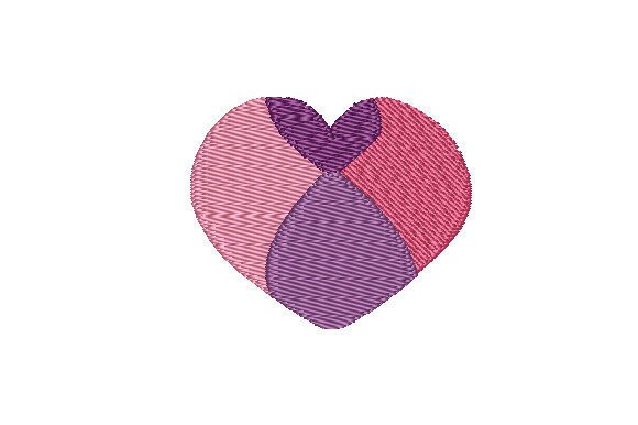 Heart Asymmetrical Quartered