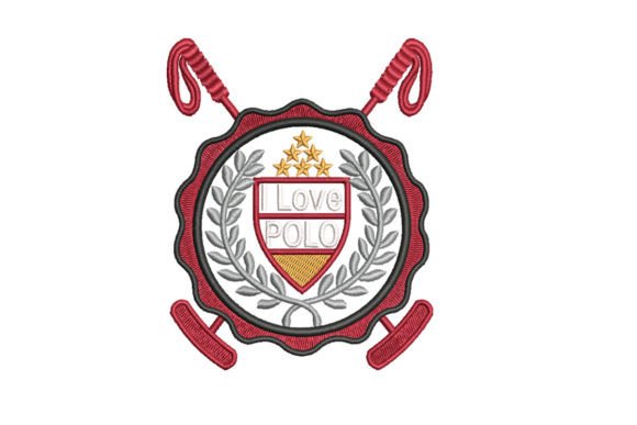 I Love Polo: A Sweet, Stitch-Ready Embroidery Design for Meaningful Gifts