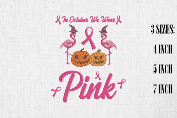 In October We Wear Pink Flamingo