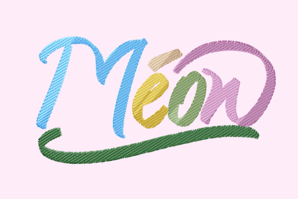 Meow Lettering Script