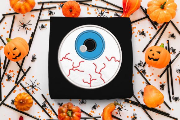 Realistic Eyeball Applique