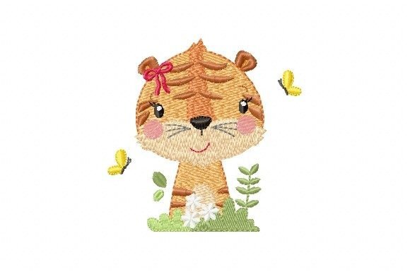 Tiger Girl: A Playful Holiday Embroidery Pick