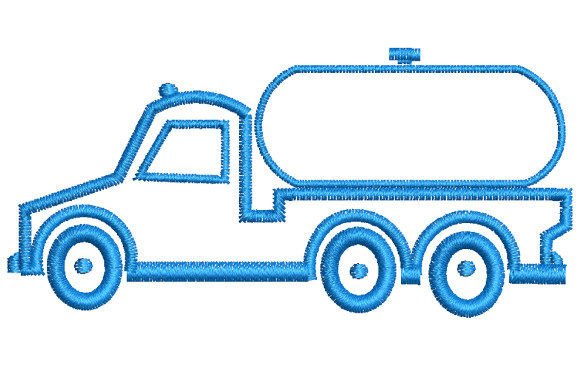Water Truck Line Embroidery Design Review