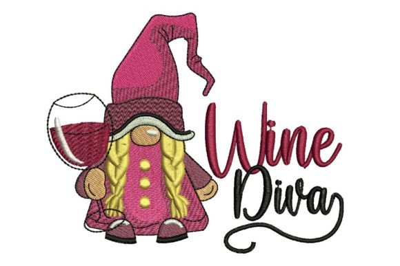 Wine Diva Gnome: A Designer’s Real-World Embroidery Review